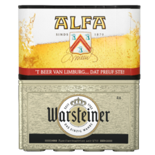 Warsteiner of Alfa bier